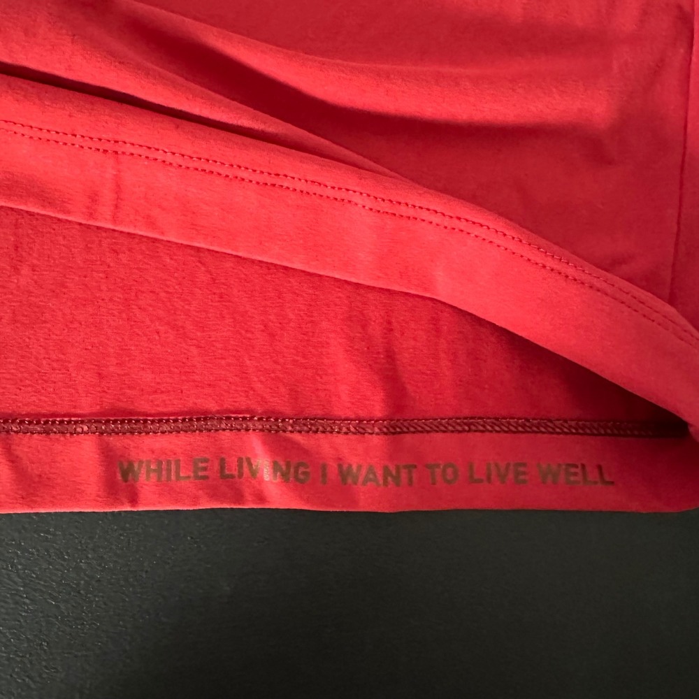 Rhone Reign Training Shirt Mens Large Red Short Sleeve Athletic Tee - Picture 5 of 11